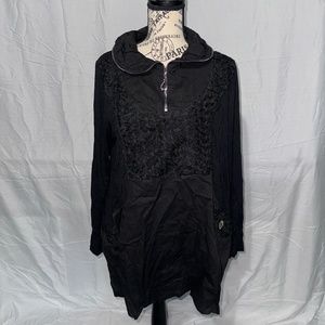 Blouse with Zipper